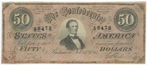 50 Dollars 1864, no. 59473