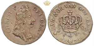 1/2 skilling 1694, 19-19,5 mm.