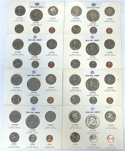 Den Kgl. Mønt, møntsæt 1981-1988(8)
