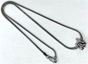 Halskæde med vedhæng i Sterlingsølv, L. 41,5 cm, vægt 8,61 g