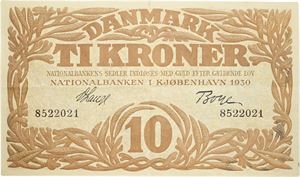 10 kroner 1930