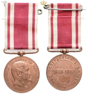 Medalje for deltagelse i krigen 1848-1850
