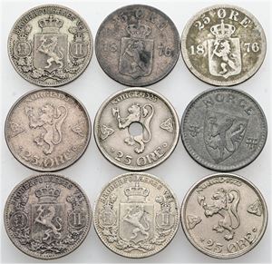 25 øre. (9)