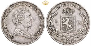 1/2 speciedaler 1844