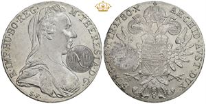 Taler 1780 S.F. - Countermarked