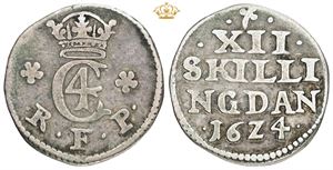 12 skilling 1624