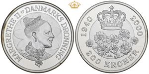 200 kroner 2000, Dronning Margrethes 60 års fødselsdag