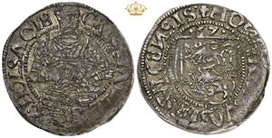 2 skilling 1537 - fint portræt