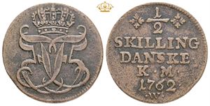 1/2 skilling 1762