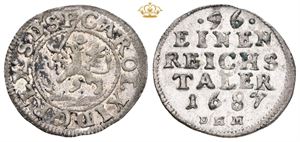 1/96 Taler (Sechsling) 1687