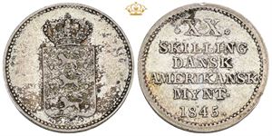 20 skilling 1845