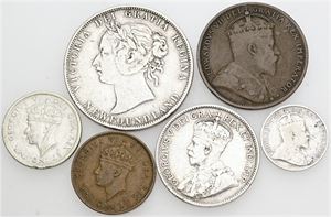 50 Cents 1894 and five others. (6)
