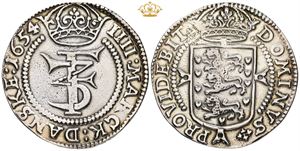 4 mark / krone 1654, KOPI