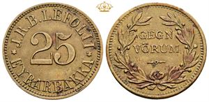 25 Aurar, ND (c. 1890's)