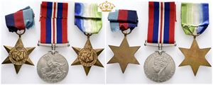 1939-1945 Star, Atlantic Star, War Medal 1939–1945. (3)