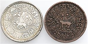 Sho BE 16-10 (1936); 1 1/2 Srang BE 16-11 (1937). (2)
