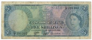 5 Shilling 1962, no. C/7 191202