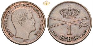 Rigsbankskilling 1853, 'spionmønt'