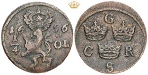 1/4 öre 1656