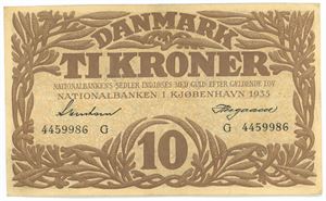 10 kroner 1935 G
