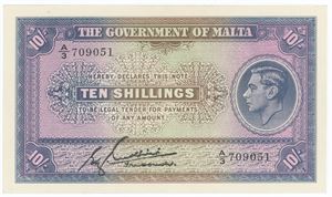 10 Shillings 1940-43