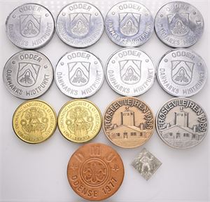 Odder, Odense, Orø og Padborg. (14)