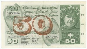 50 Franken 1971, no. 33C47020