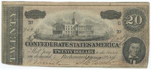 20 Dollars 1864, no. 90499