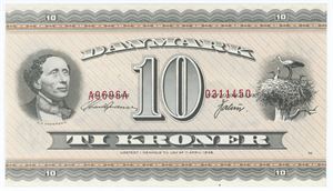 10 kroner 1969 A9, fejltryk