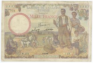 1000 Francs 1946