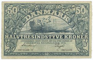 50 kroner 1941 C, Pugh