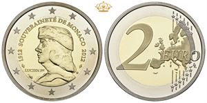 2 Euro 2012, Proof in original capsule and box of issue, with certificate