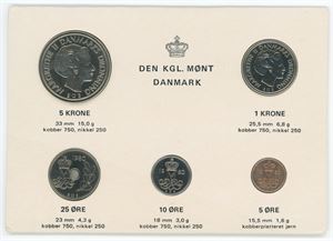 Den Kgl. Mønt, møntsæt 1980