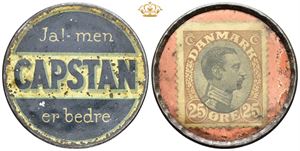 Postskillemønt, 25 øre Capstan