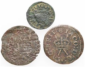 Farthing, 3 pcs. all different. (3)
