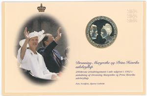200 kroner 1992, Dronning Margrethe og Prins Henriks sølvbryllup