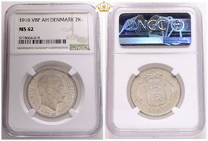 2 kroner 1916 - NGC MS 62