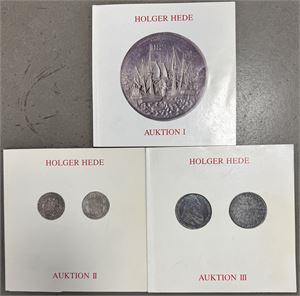 Holger Hede I-III Auktionskatalog