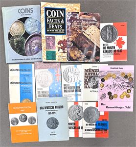 Samling numismatik, engelsk- og tysksproget (15)
