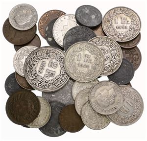 Collection incl. Rappen 1939. (37)
