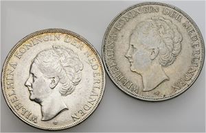 2 1/2 Gulden 1930, 1932. (2)