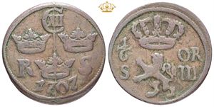1/6 öre 1707