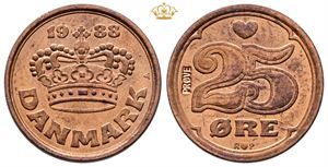 25 øre 1988, prøvemønt