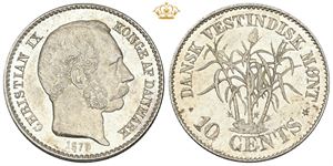 10 Cents 1879 - Pragteksemplar