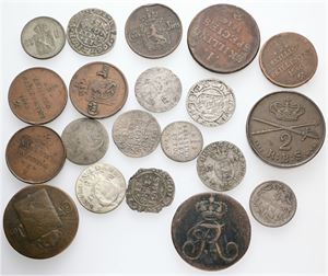 Danmark og Norge, skillingsmønter. (20)