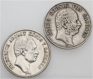 2 Mark 1904 E, 1907 E. (2)