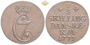 1/2 skilling 1771