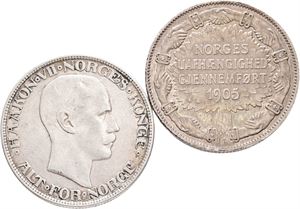2 kroner 1907, 1915. (2)
