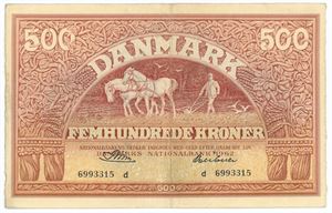500 kroner 1962 d