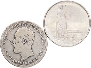 2 kroner 1878, 1914. (2)